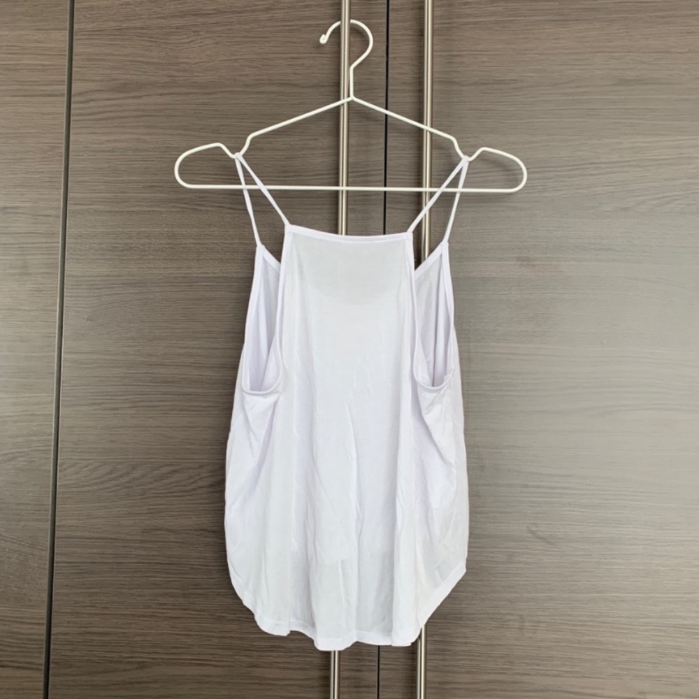 Urban Outfitters White High Neck Tank